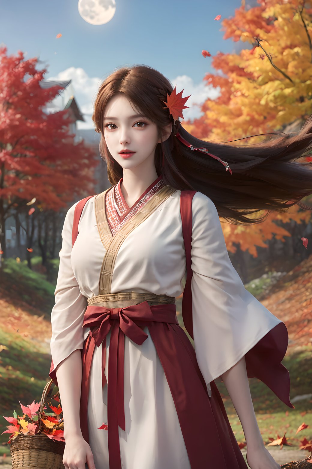 唯美的ai绘画完美世界火灵儿超清8k合集壁纸