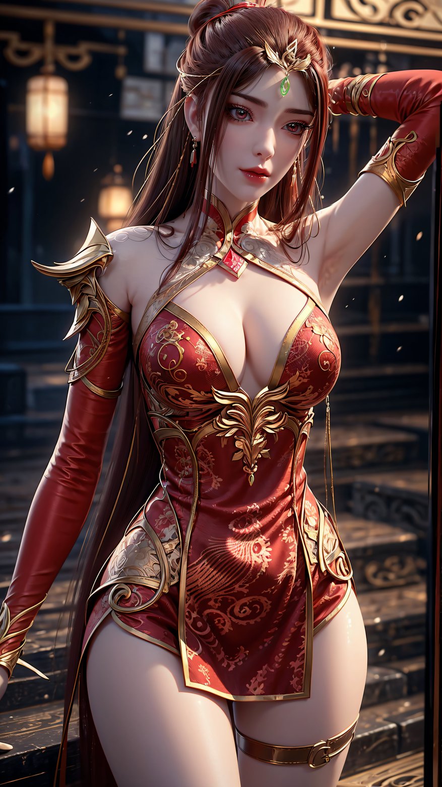 炸裂的ai作品完美世界红凰高分辨率8k图包壁纸