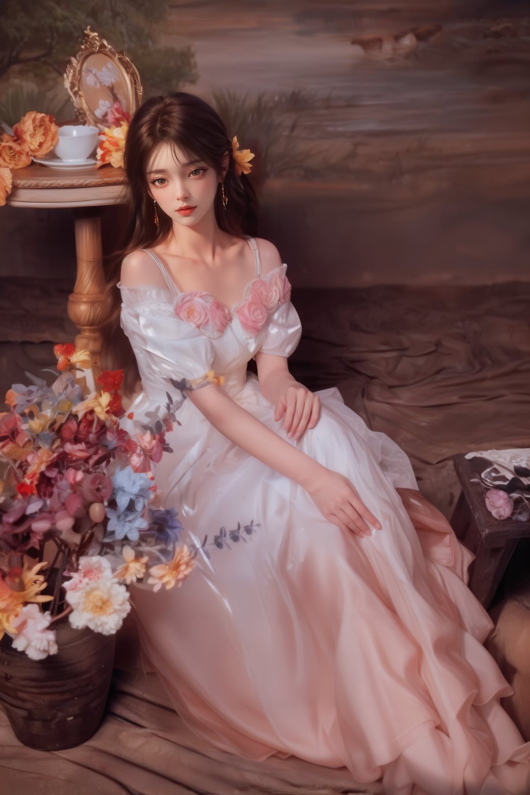 新出炉ai作品完美世界火灵儿超清4k图包壁纸