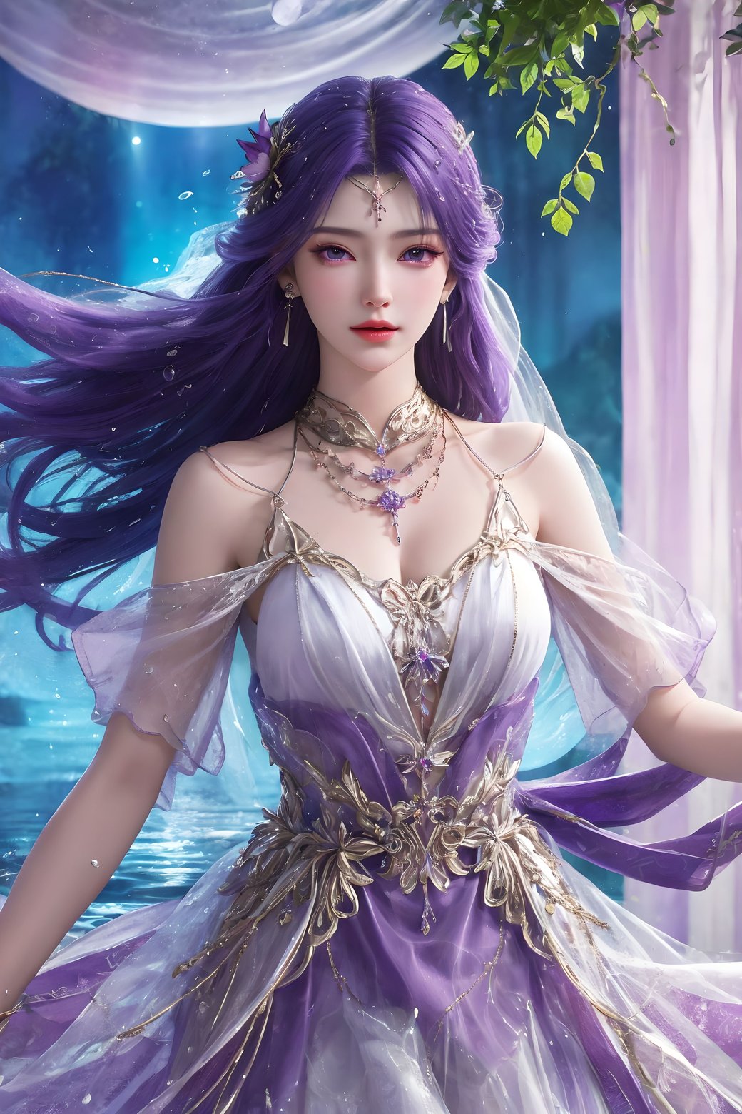 炫酷的ai女生完美世界云曦4k壁纸下载