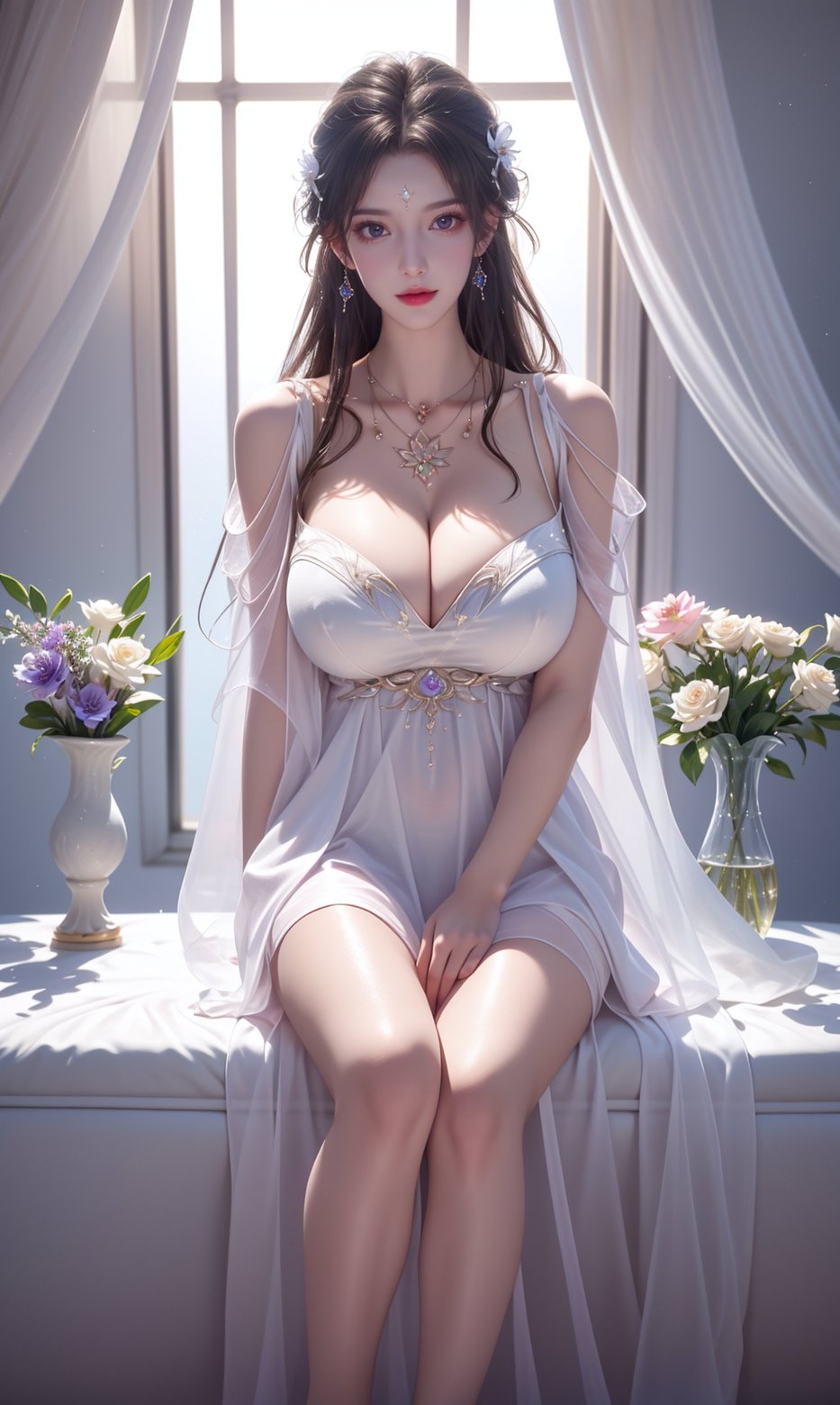 新出炉ai素材完美世界清漪超清晰6k壁纸下载