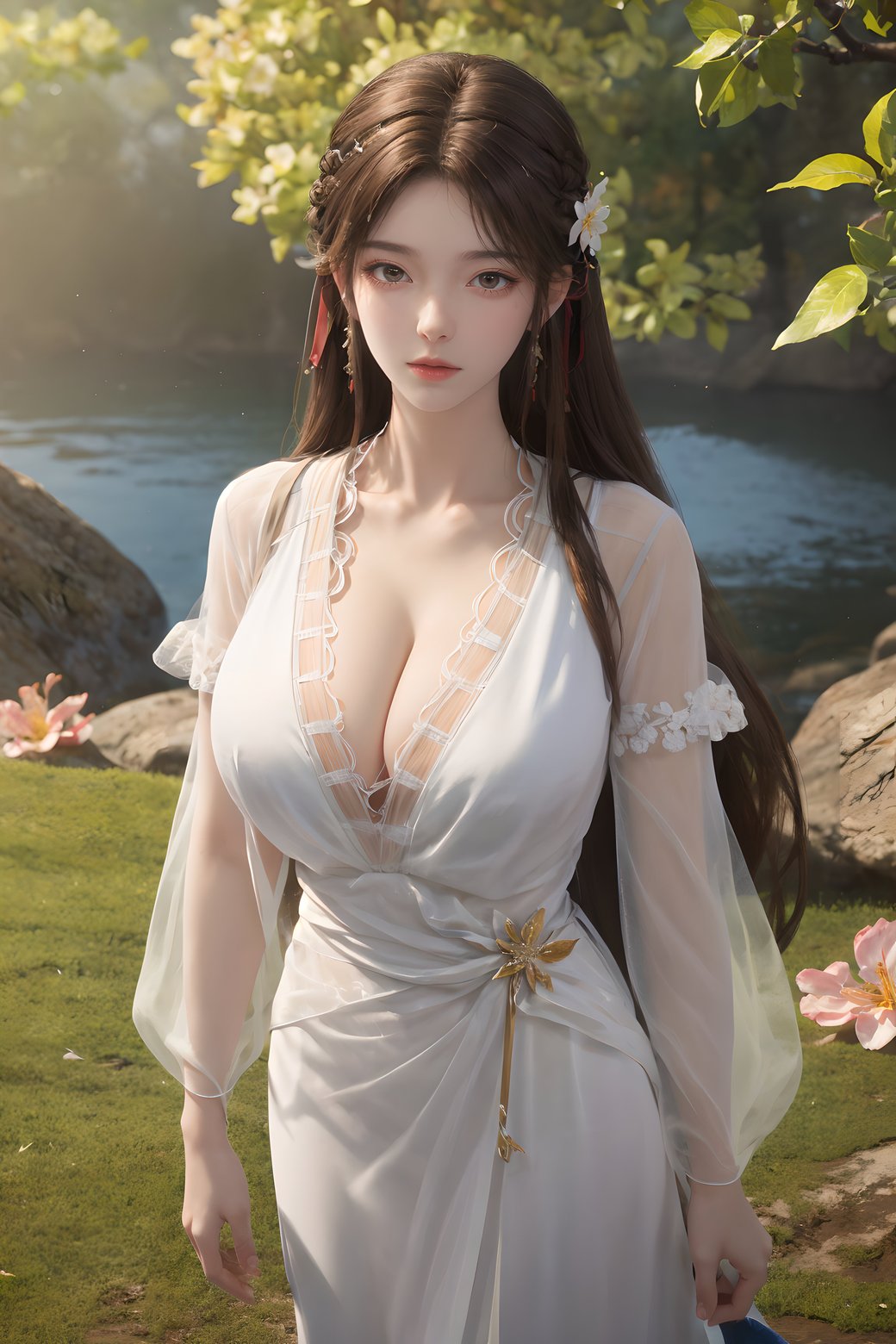 热门ai素材完美世界火灵儿4k图包壁纸