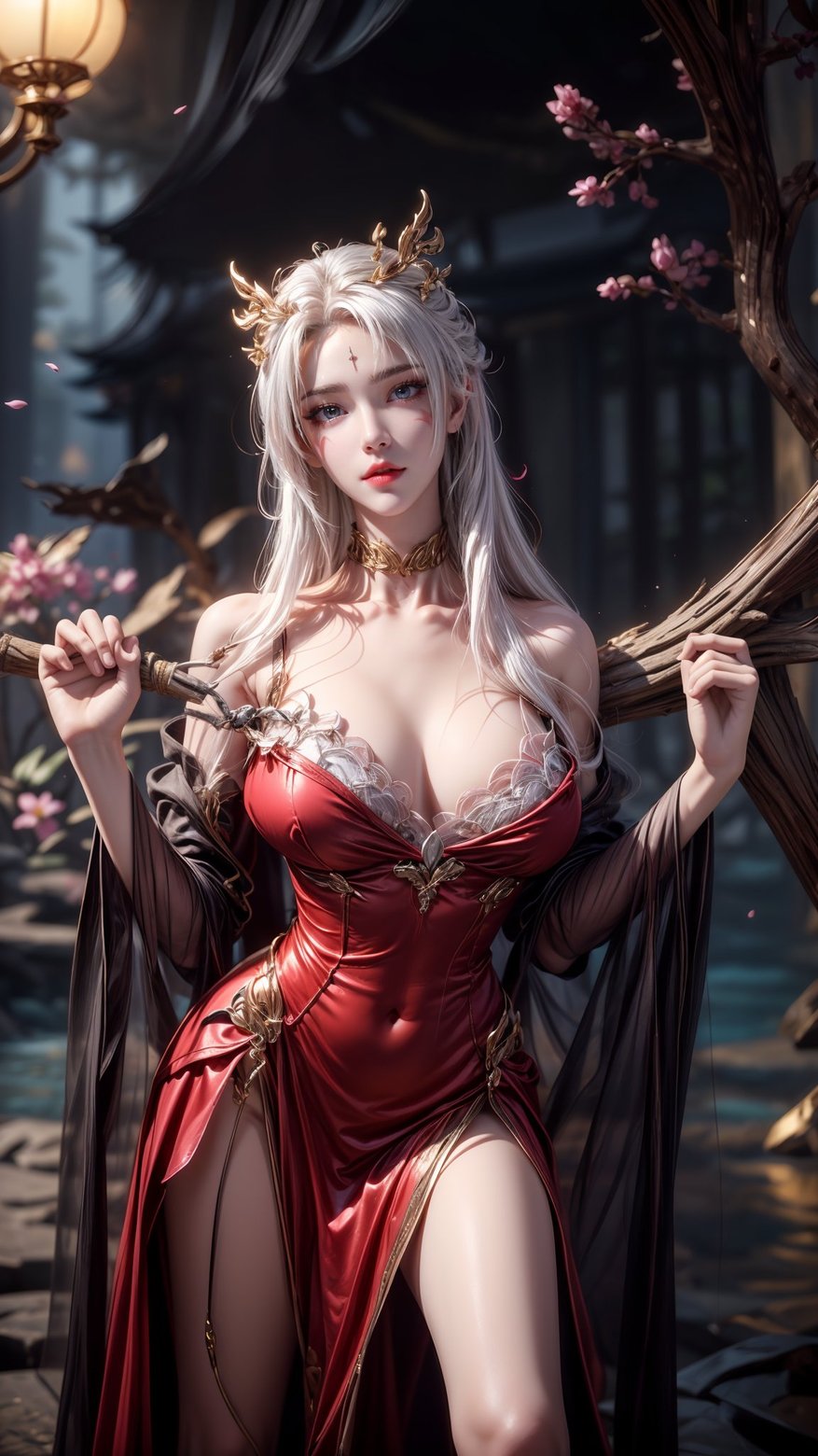 唯美的ai桌面完美世界天狐仙子精美4k打包壁纸