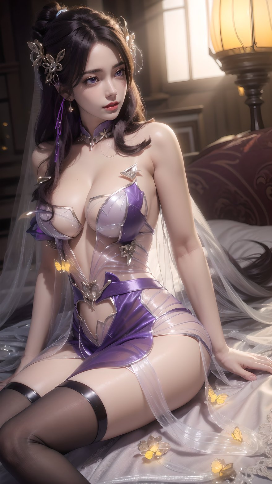 炸裂的ai桌布完美世界云曦优质6k图包打包